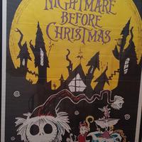 Nightmare before Christmas Manifesto senza cornice
