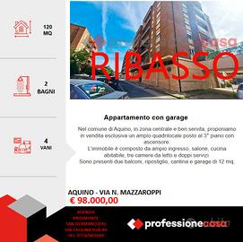 Quadrilocale con 2 bagni e garage