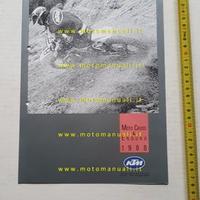 KTM Cross Enduro 1988 depliant moto inglese