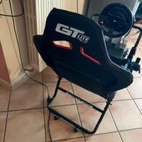 Postazione+volante pedaliera Playstation  5-4 e pc