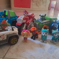 Paw patrol con veicoli