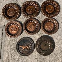 Piatti decorativi in rame