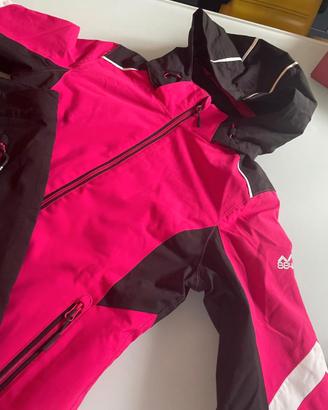 Completo sci donna 8848 rosa e nero