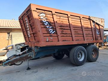 dumper bossini 140 quintali doppio asse 
