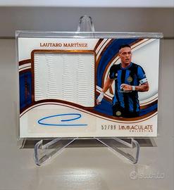 Panini Immaculate Lautaro Martinez Auto Patch