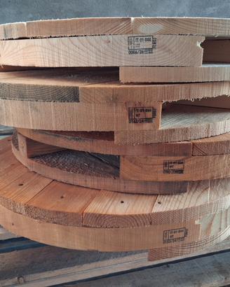 pallet tondo legno grezzo