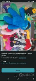 Collezione completa peluche raibow friends