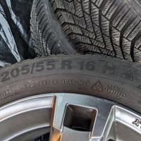 cerchi in lega da 16 e gomme invernali