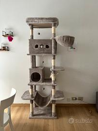 Tiragraffi/Albero gigante a torre XXL per gatti