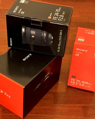SONY: a7R V + 24-70 f2.8 GMII + 70-300 f4.5-5.6 G