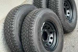 Ruote cerchi gomme Defender 90 110 130