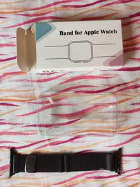 Cinturino Maglia Milanese per Apple Watch - Nero