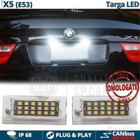 Luci TARGA LED PER BMW X5 E53 Placchette CANbus