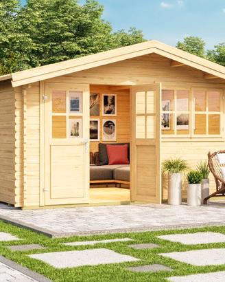 CASETTA DI LEGNO ISABELLA 400x400x245h spess. 34mm