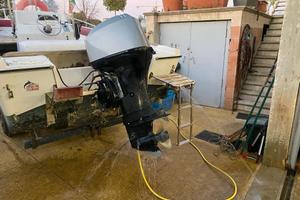 Barca gobbi con motore mariner