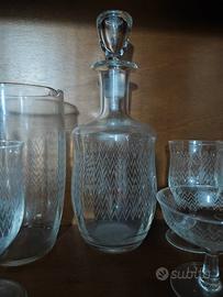 set vintage Pall Mall servizio bicchieri