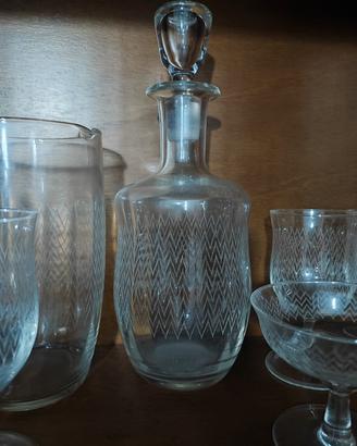 set vintage Pall Mall servizio bicchieri