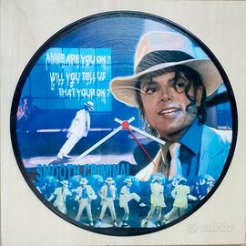 Orologio vinile omaggio a Michael Jackson 