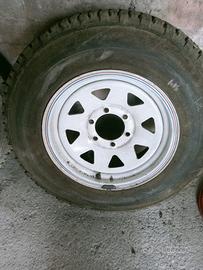 gomme chiodate + cerchioni per fuoristrada