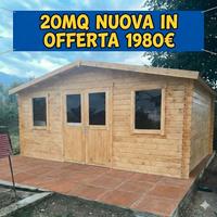 CASETTA DI LEGNO ISOLA 500x380x245h 19 metri quadr