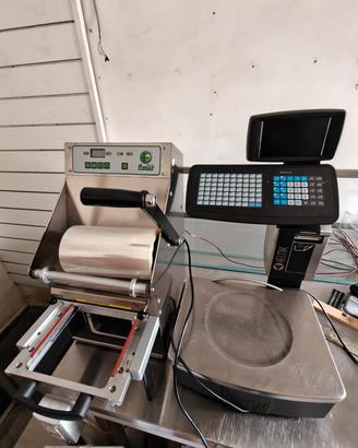 Bilancia Helmac GP1 termosigillatrice Fimar TS2