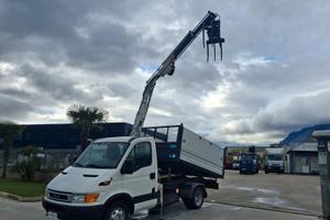 Iveco Daily 35c13 RIBALTABILE E GRU CARICATRICE