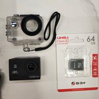 action camera CU-SP06 4K e scheda 64 GB