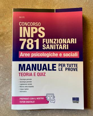 Manuale Concorso INPS 781 Funzionari Sanitari