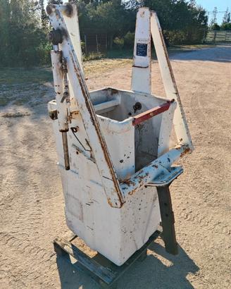 Cestello in vetroresina monoposto per gru