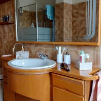 Mobile bagno ciliegio + specchio