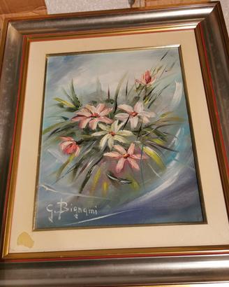 Dipinto olio su tela cm 24x30 