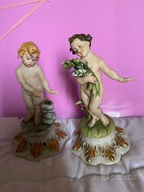 4 statuine capodimonte