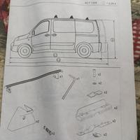 barre portatutto x Peugeot/Citroen/FIAT 