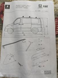 barre portatutto x Peugeot/Citroen/FIAT 