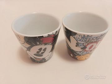 Coppia tazzine da collezione Disney Egan ceramica