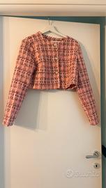 Completo Tweed Rosa e Nero - Stile Elegante tipo C