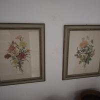 Vecchie stampe floreali