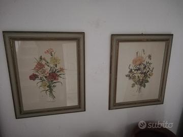 Vecchie stampe floreali