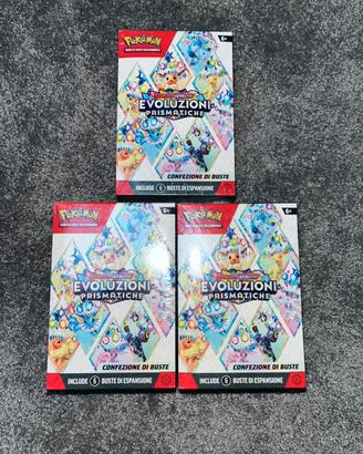 Bundle 6 bustine sealed Evoluzioni Prismatiche