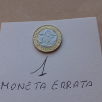 Moneta da 1000 lire con errore