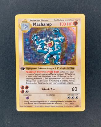 Machamp Shadowless - Set Base 8/102