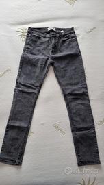 Jeans skinny uomo antracite Pull e Bear