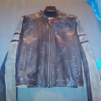 Giacca in pelle moto