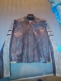 Giacca in pelle moto