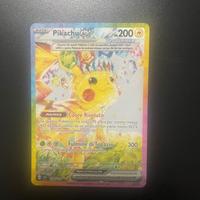 Carta pokemon Pikachu Ex 238/191 fuoriserie
