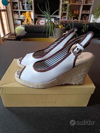 Espadrilles open toe con zeppa n° 39