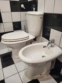 coppia sanitari wc water bidet 