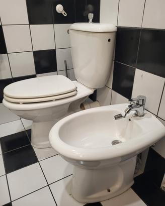 coppia sanitari wc water bidet 