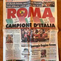 Scudetto ROMA 2001 Corriere dello Sport STADIO