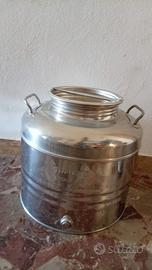 Contenitore olio in acciaio inox da 30 litri